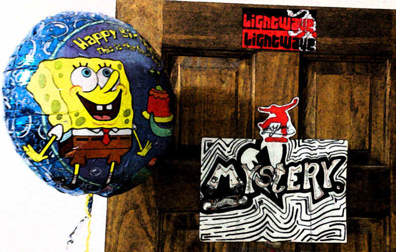 Sponge bob birthday ballon! best day ever!
